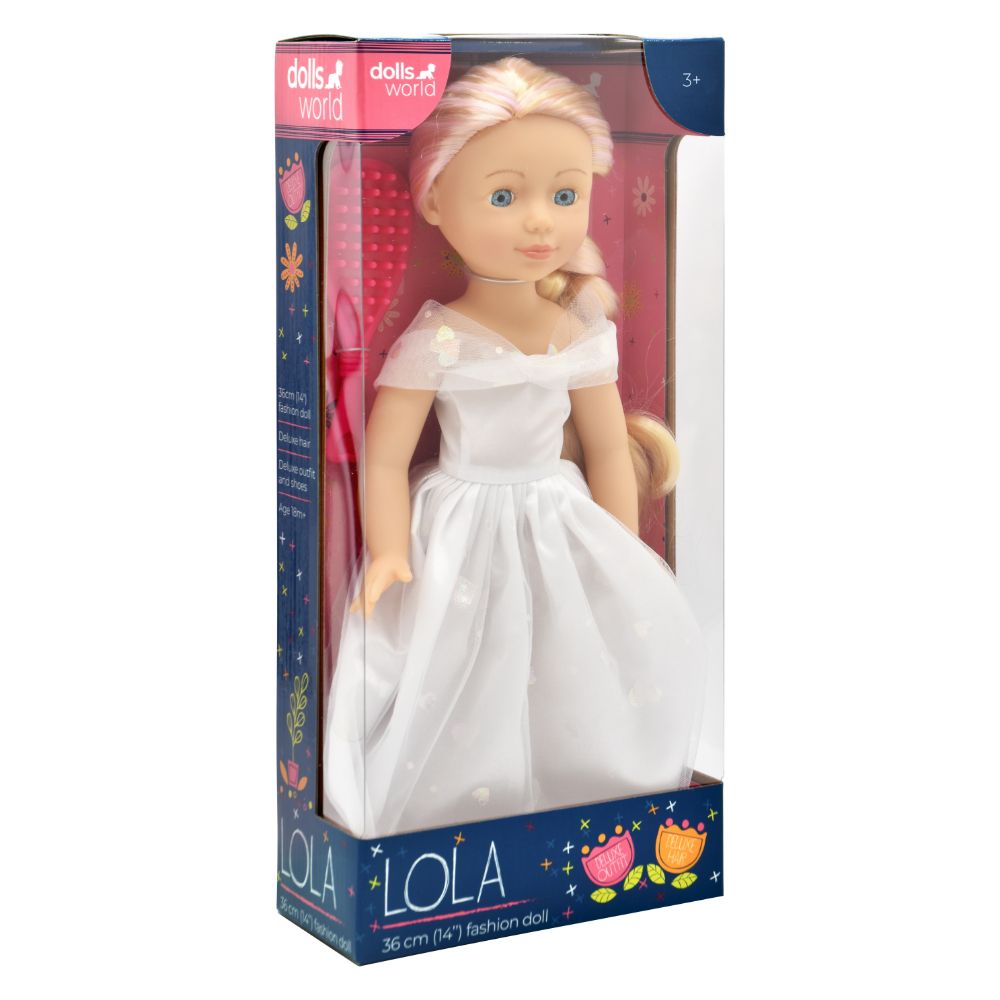 Dollsworld - Lola Fashion Doll With Moving Arms And Legs - White - 14-Inch