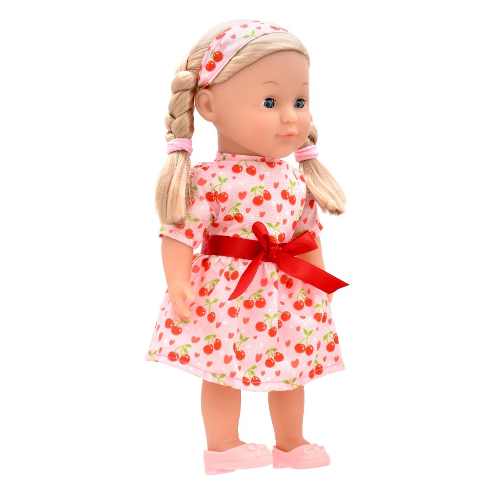 Dollsworld - Charlotte Doll With Hair Accessories - Pink - 14-Inch