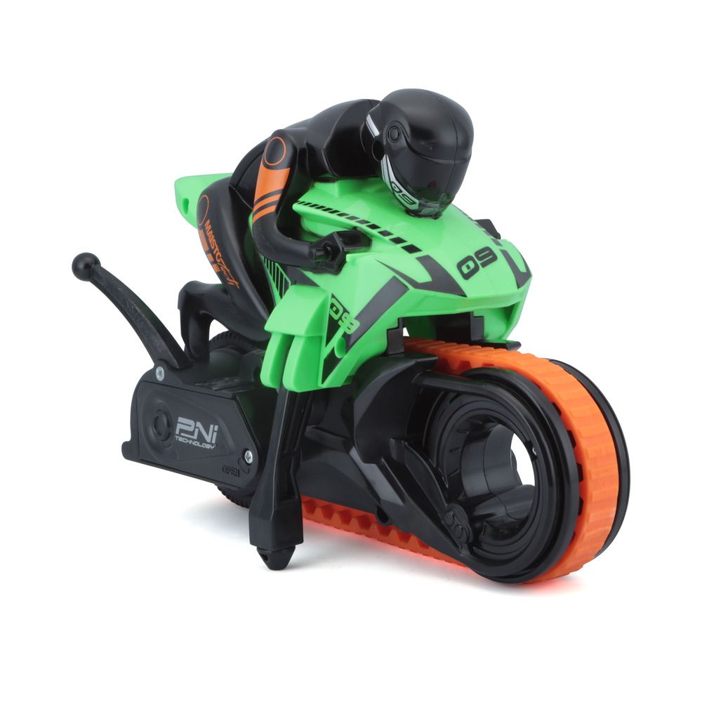 Maisto Tech - Cyklone RC Toy Motobike - Green/Orange