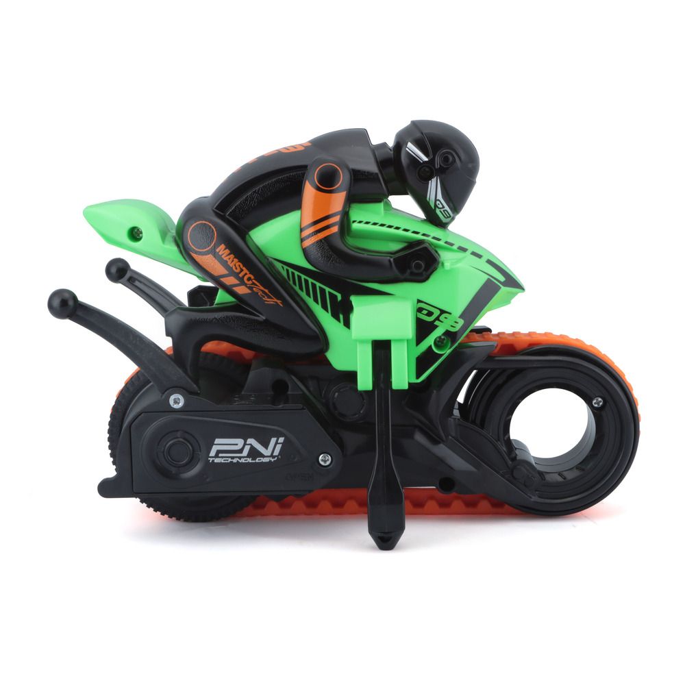 Maisto Tech - Cyklone RC Toy Motobike - Green/Orange