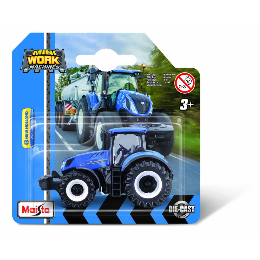 Maisto - Mini Work Machines Tractors - Blue