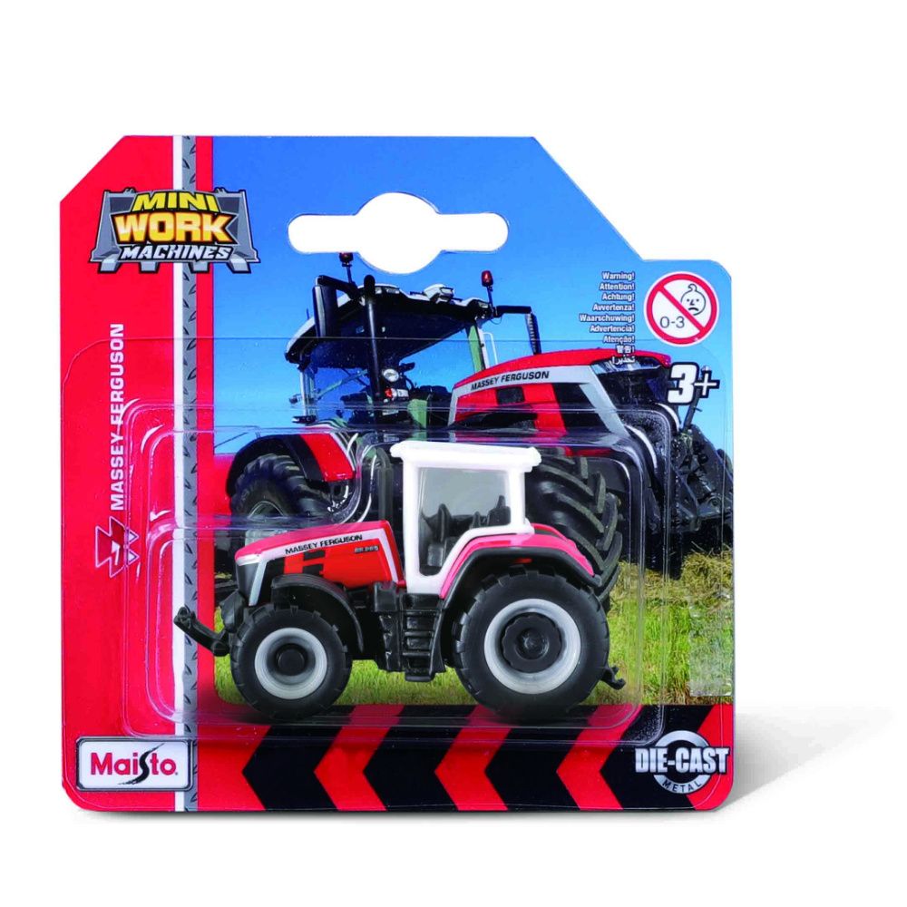 Maisto - Mini Work Machines Tractors - Red