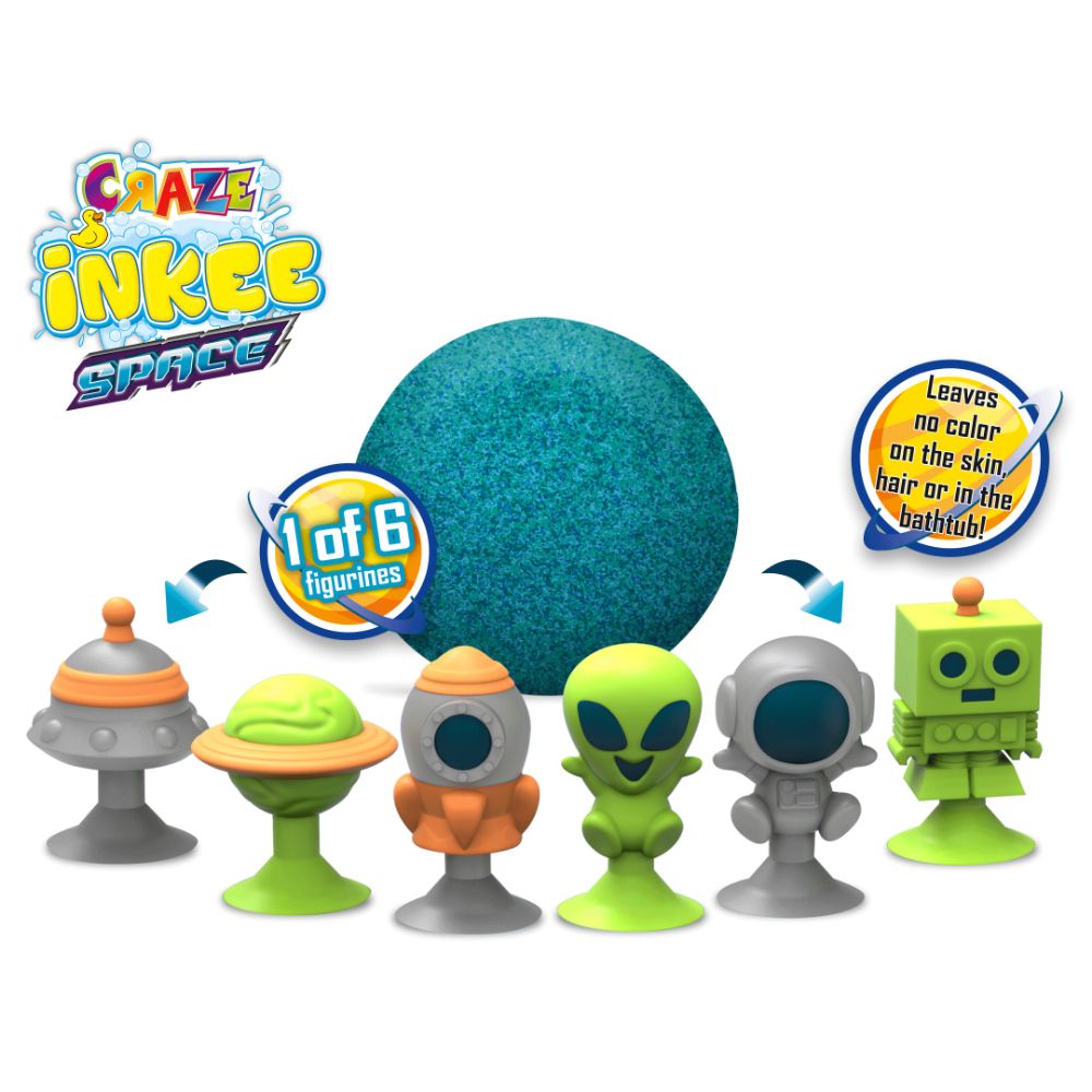 Craze - Inkee Space Bath Bomb - Design May Vary - 1 Pc