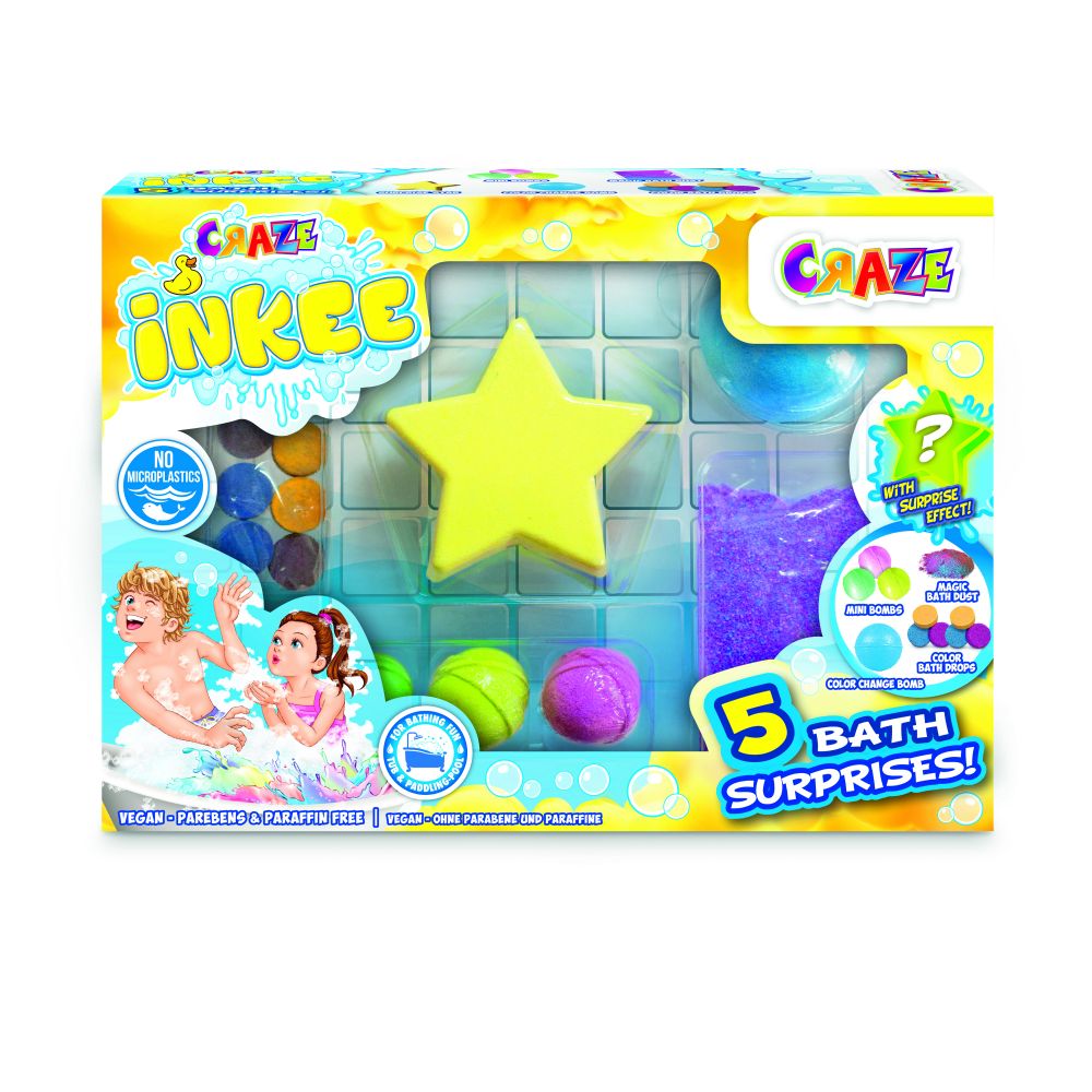 Craze - Inkee 5 Bath Bomb Playful Surprises With Aroma