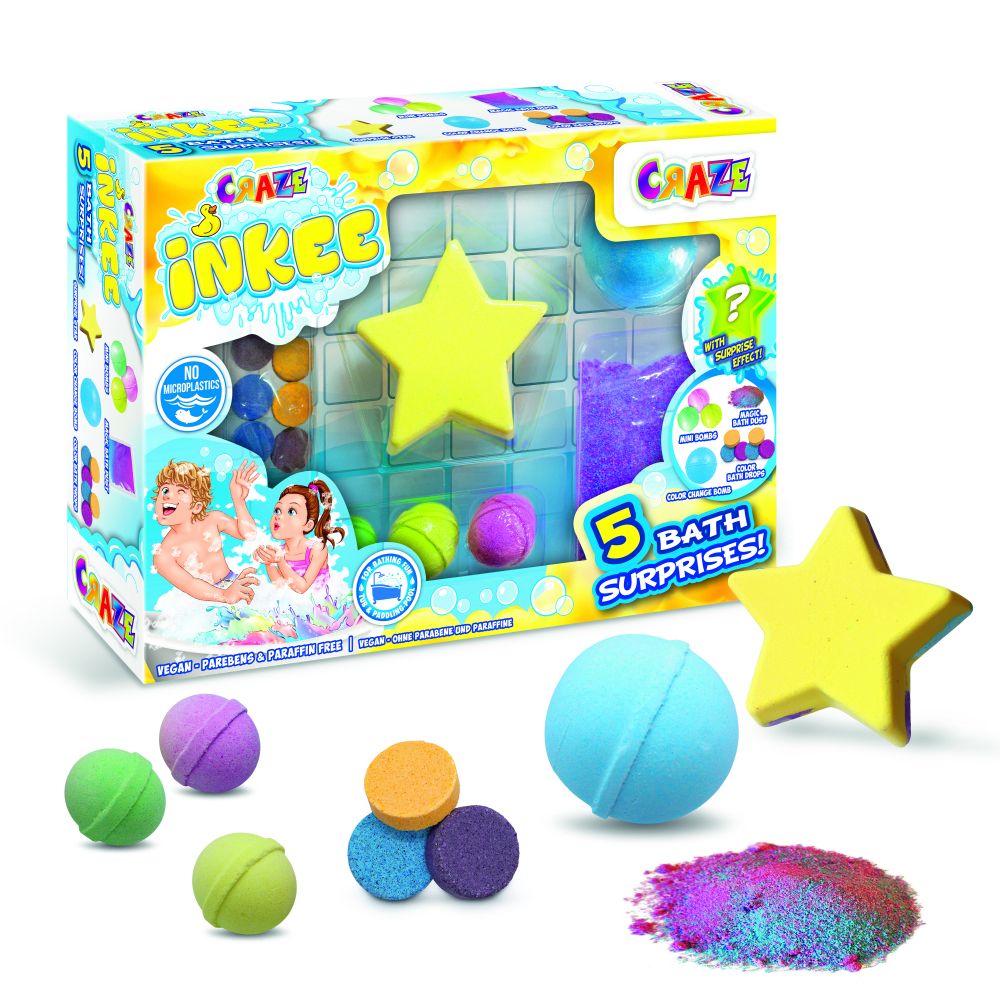 Craze - Inkee 5 Bath Bomb Playful Surprises With Aroma