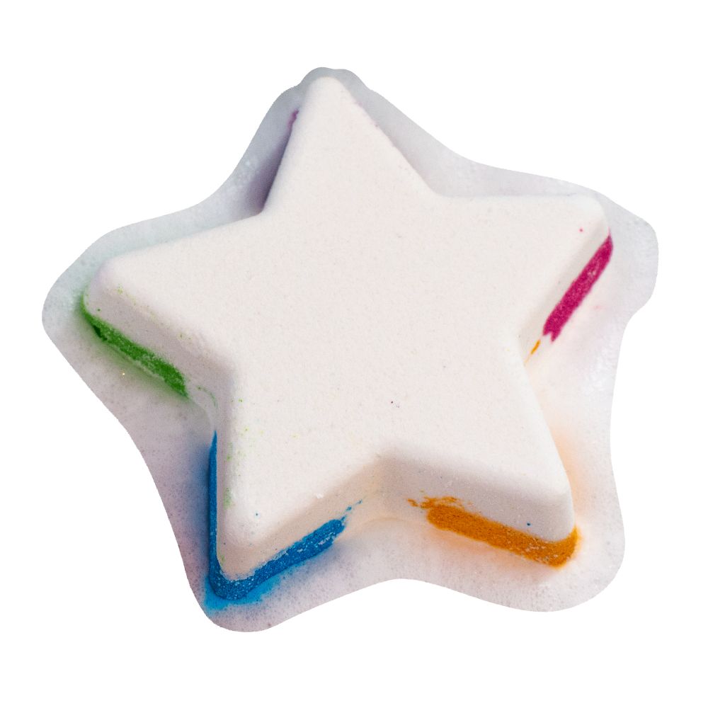 Craze - Inkee Foamy Star Bath Bomb With Almond Oil & Playful Popcorn Aroma