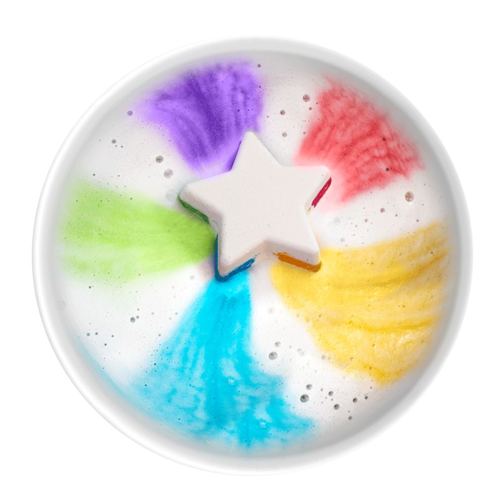 Craze - Inkee Foamy Star Bath Bomb With Almond Oil & Playful Popcorn Aroma