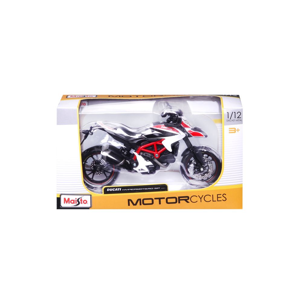 Maisto - 1/12 Ducati Hypermota Toy Motorcycle