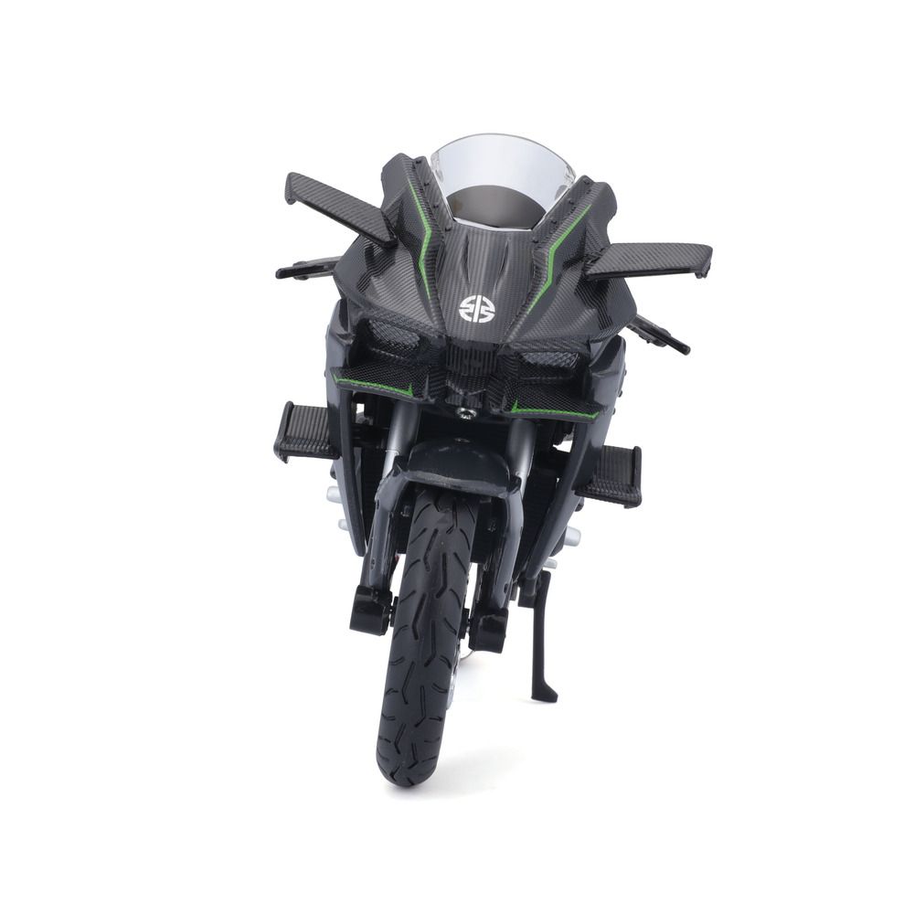 Maisto - 1/12 Kawasaki Ninja H2 Toy Motorcycle - Black