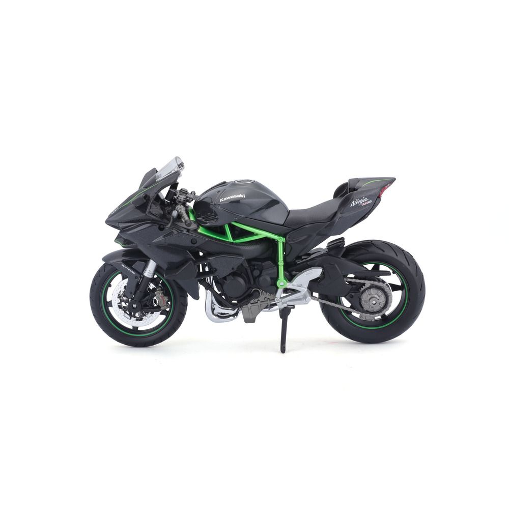 Maisto - 1/12 Kawasaki Ninja H2 Toy Motorcycle - Black