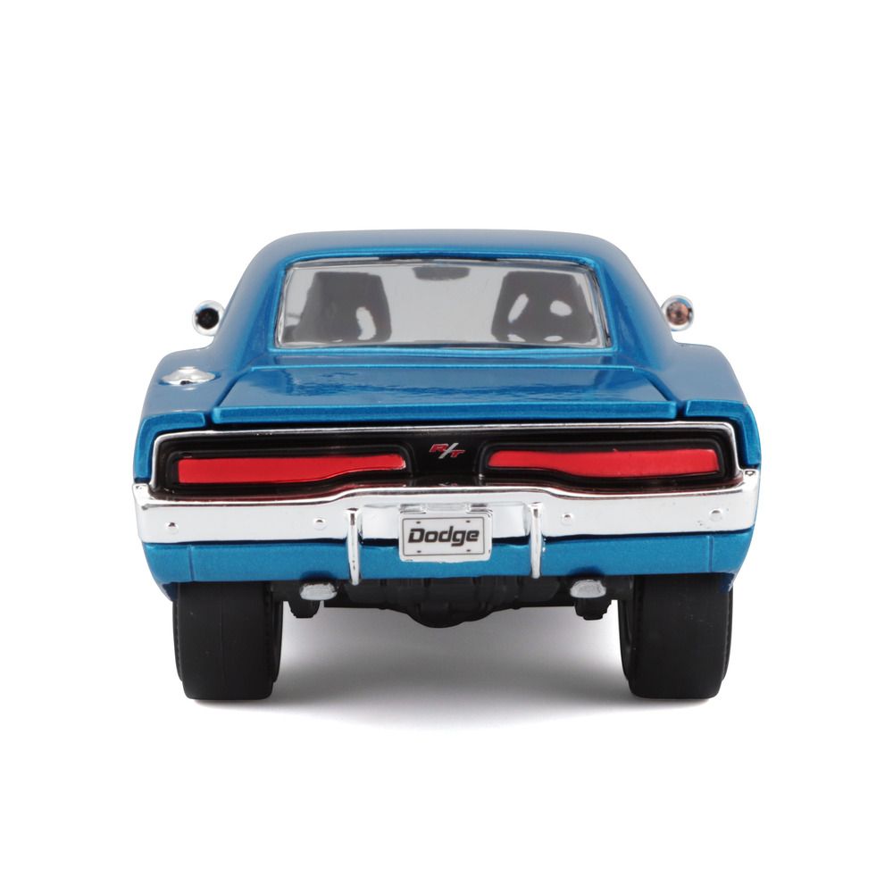 Maisto - 1/24 1969 Dodge Charger Diecast Metal Toy Car - Blue