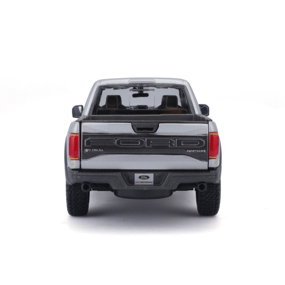 Maisto - 1/24 2017 Ford F-150 Raptor Metal Toy Truck - Matte Grey