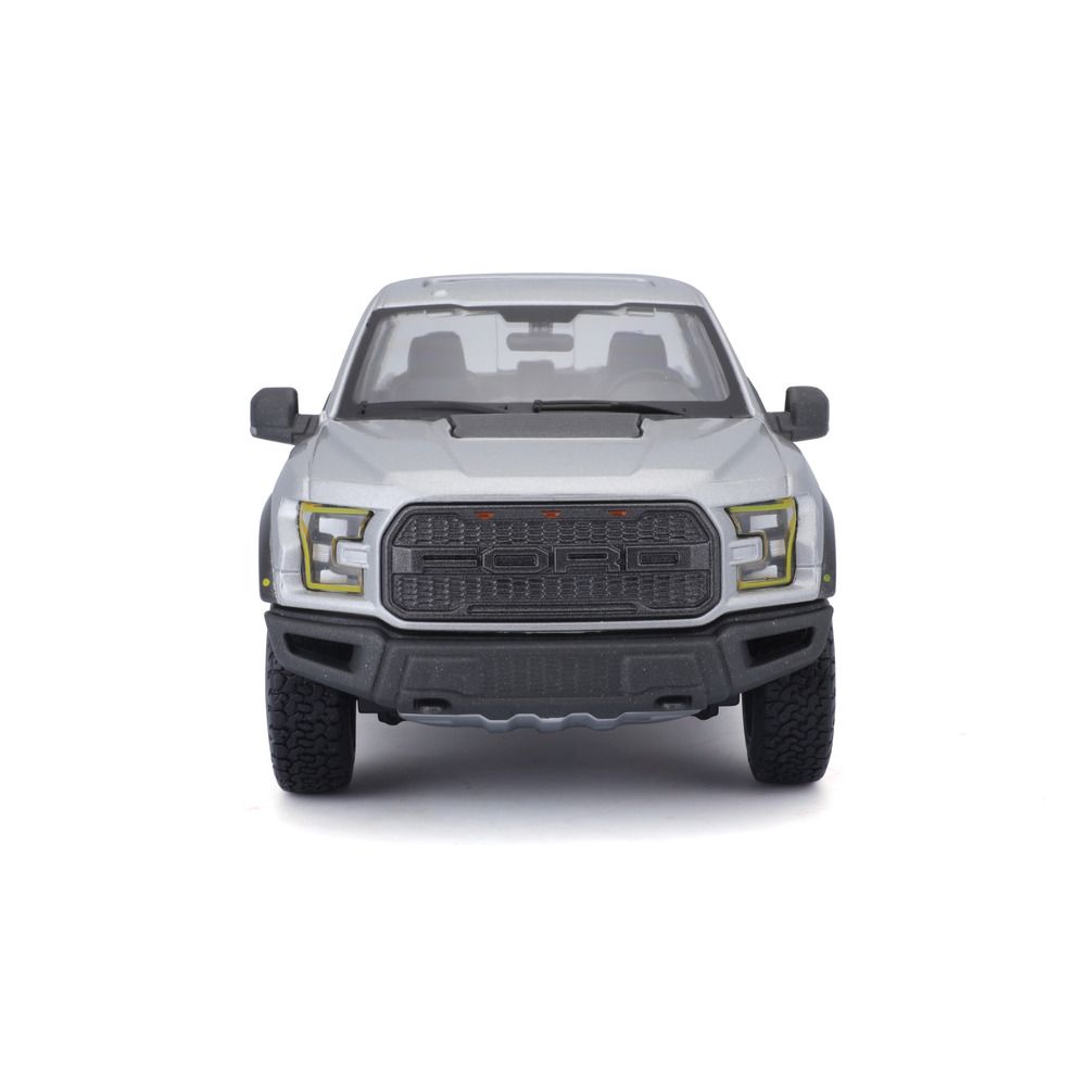 Maisto - 1/24 2017 Ford F-150 Raptor Metal Toy Truck - Matte Grey