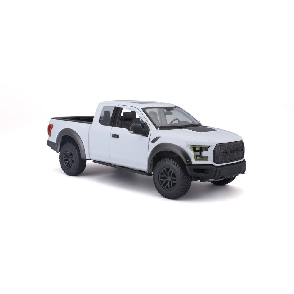 Maisto - 1/24 2017 Ford F-150 Raptor Metal Toy Truck - White