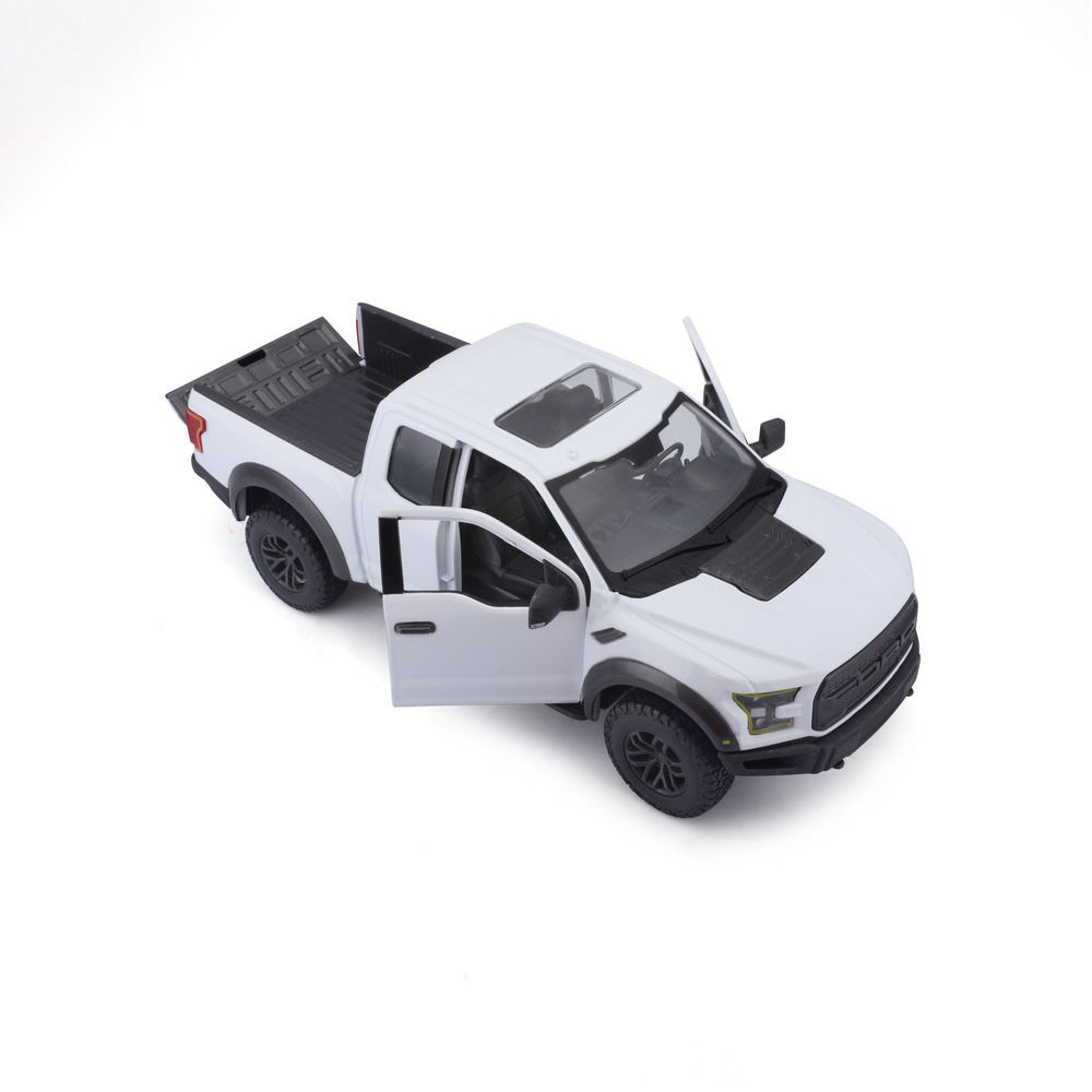 Maisto - 1/24 2017 Ford F-150 Raptor Metal Toy Truck - White