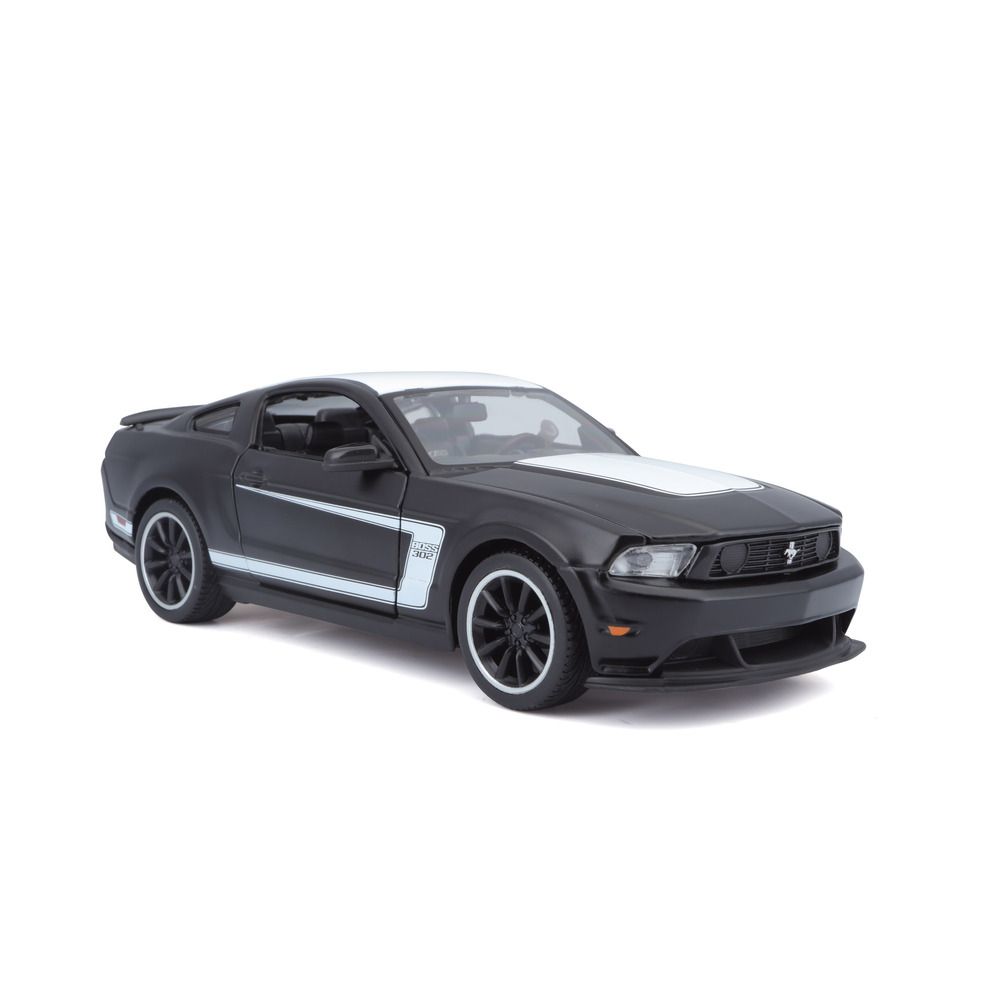 Maisto - 1/24 Ford Mustang Boss 302 Metal Toy Car - Dull Black