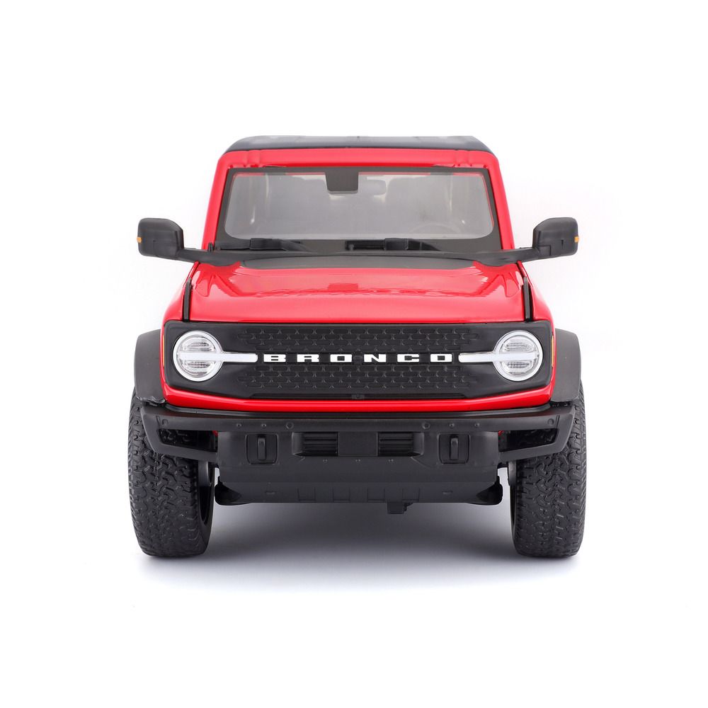 Maisto - 1/18 Ford Bronco Wildtrak Metal Toy Car - Red