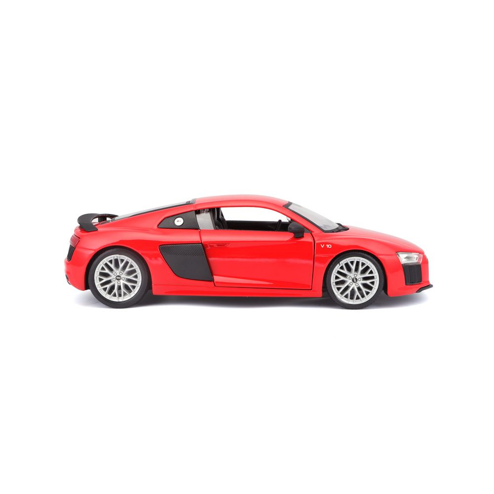 Maisto - 1/24 Audi R8 V10 Plus Metal Toy Car - Red