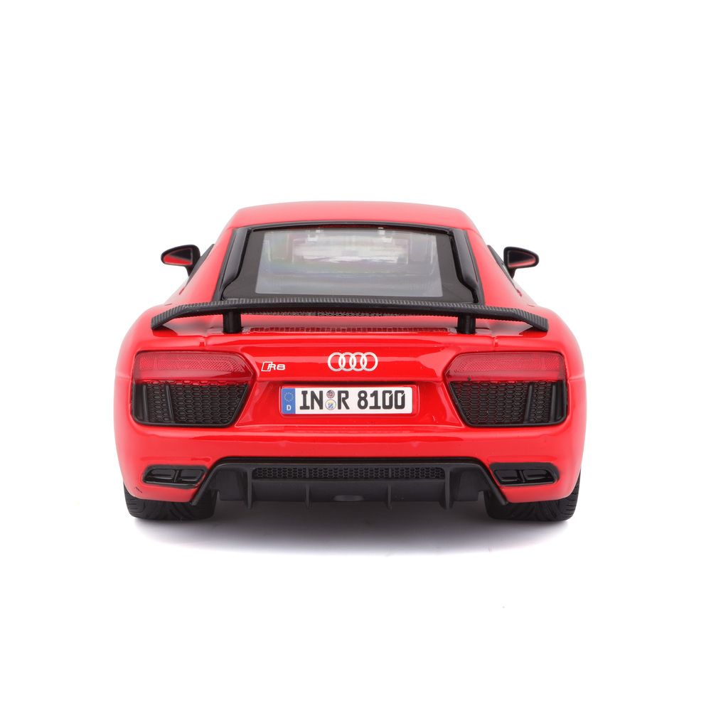 Maisto - 1/24 Audi R8 V10 Plus Metal Toy Car - Red