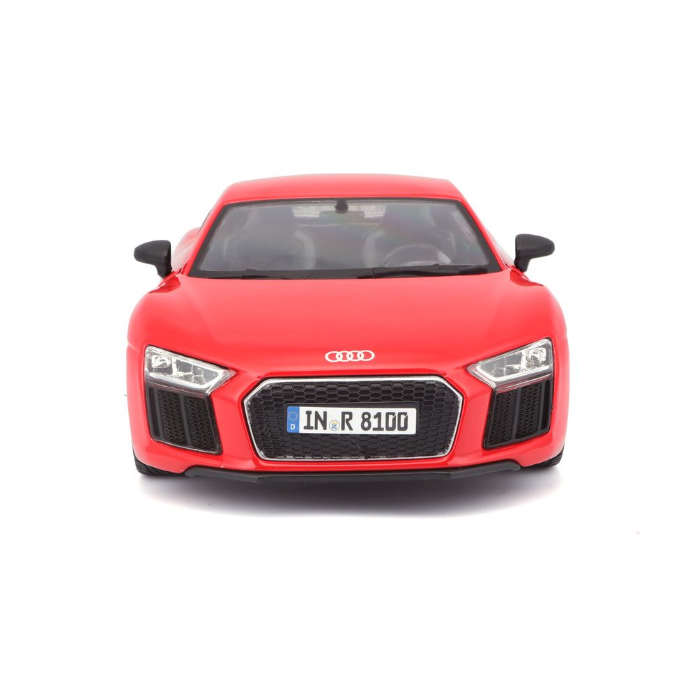 Maisto - 1/24 Audi R8 V10 Plus Metal Toy Car - Red