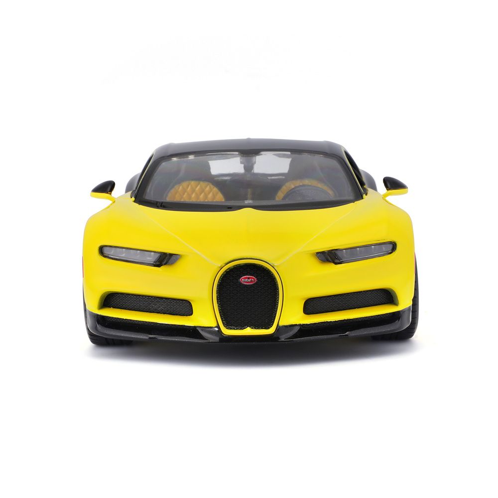 Maisto - 1/24 Bugatti Chiron Metal Toy Car - Yellow/Black