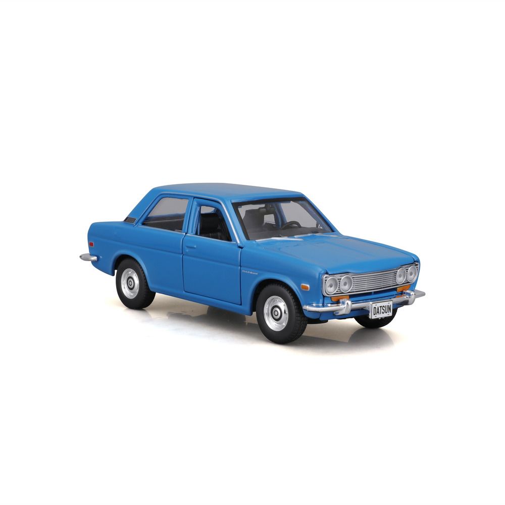 Maisto - 1/24 1971 Datsun 510 Metal Toy Car - Blue