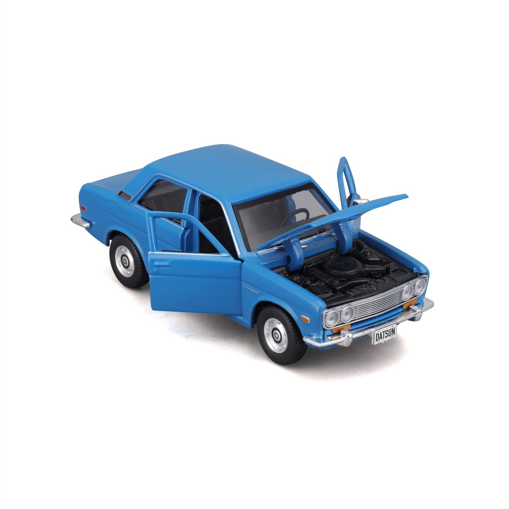 Maisto - 1/24 1971 Datsun 510 Metal Toy Car - Blue