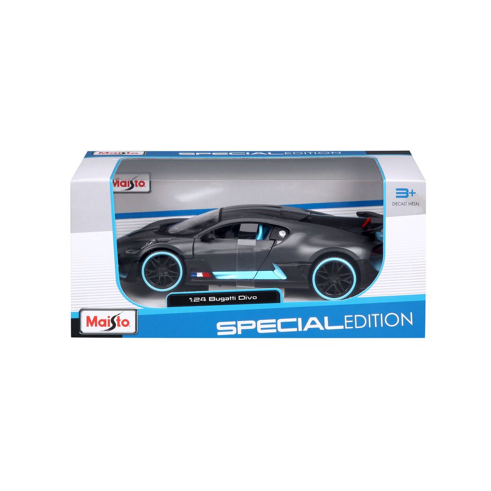 Maisto - 1/24 Bugatti Divo Metal Toy Car - Dull Grey