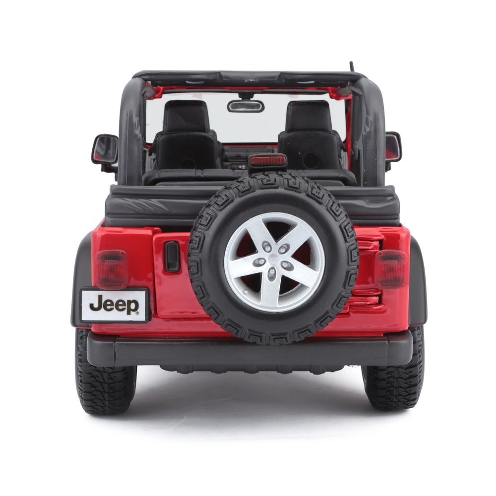 Maisto - 1/18 Wrangler Rubicon Metal Toy Jeep - Red