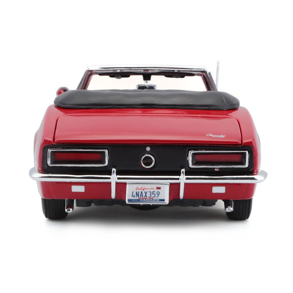 Maisto - 1/18 1967 Chevrolet Camaro Metal Toy Car - Red