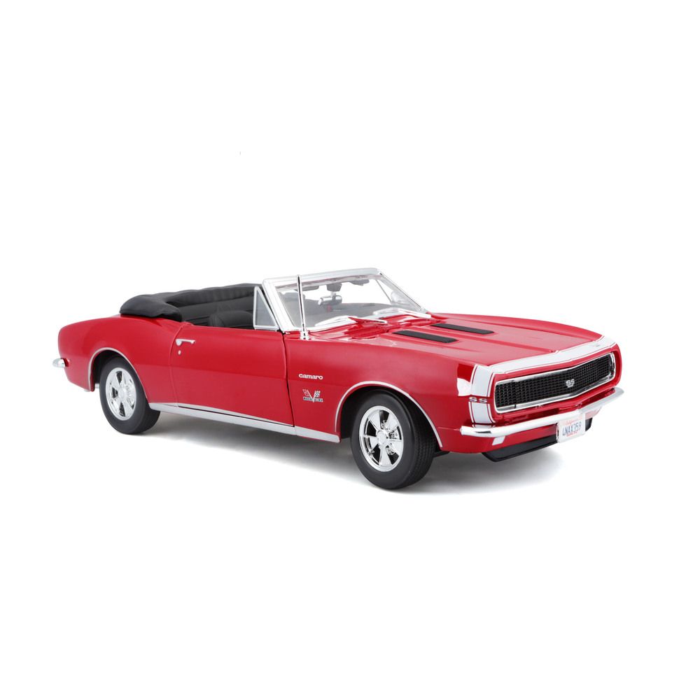 Maisto - 1/18 1967 Chevrolet Camaro Metal Toy Car - Red