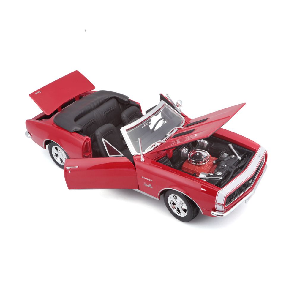 Maisto - 1/18 1967 Chevrolet Camaro Metal Toy Car - Red