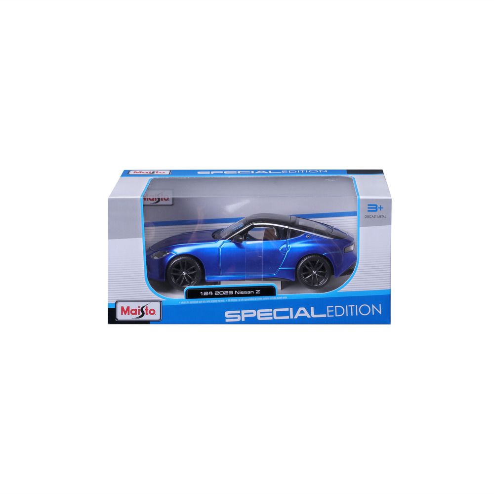 Maisto - 1/24 2023 Nissan Z Liquid Metal Toy Car - Blue/Black