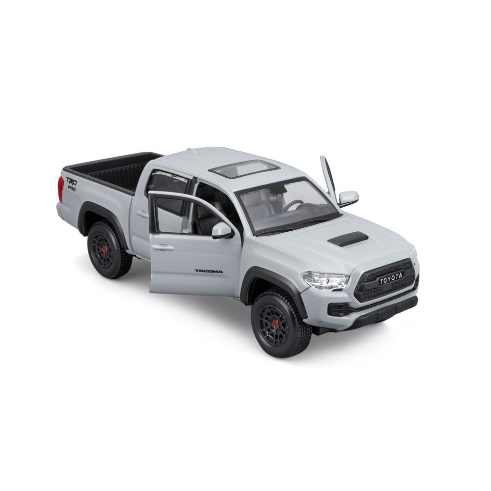 Maisto - 1/24 2021 Toyota Tacoma TRD PRO Metal Toy Car - Grey