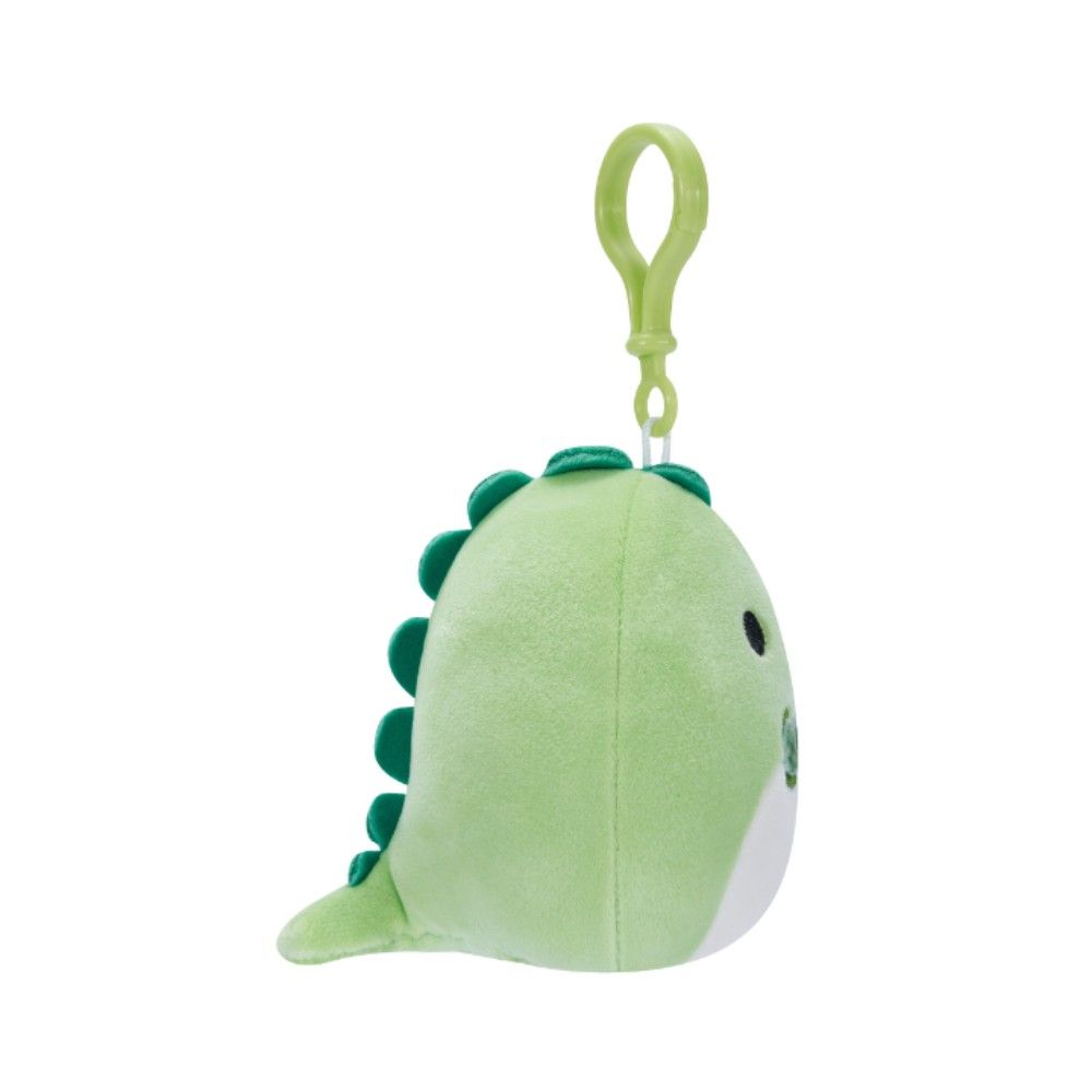 Squishmallows - Little Plush - Clip-on - Danny - Green Dino W/Bowtie 3.5"