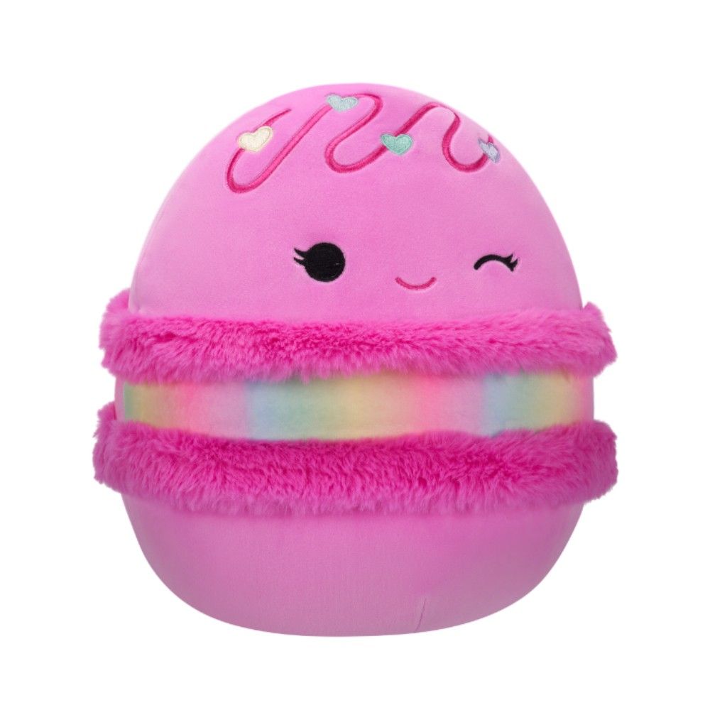 Squishmallows - Little Plush - Clip-On - Middy - Winking Pink Macaron 3.5"