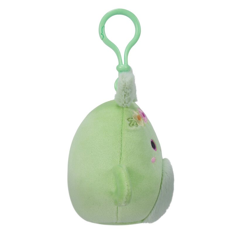 Squishmallows - Tove Mothman Clip-On Plush Toy - Mint Green - 9 cm