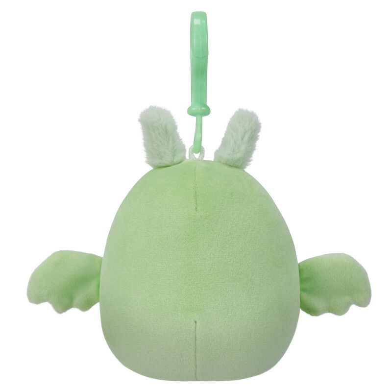 Squishmallows - Tove Mothman Clip-On Plush Toy - Mint Green - 9 cm