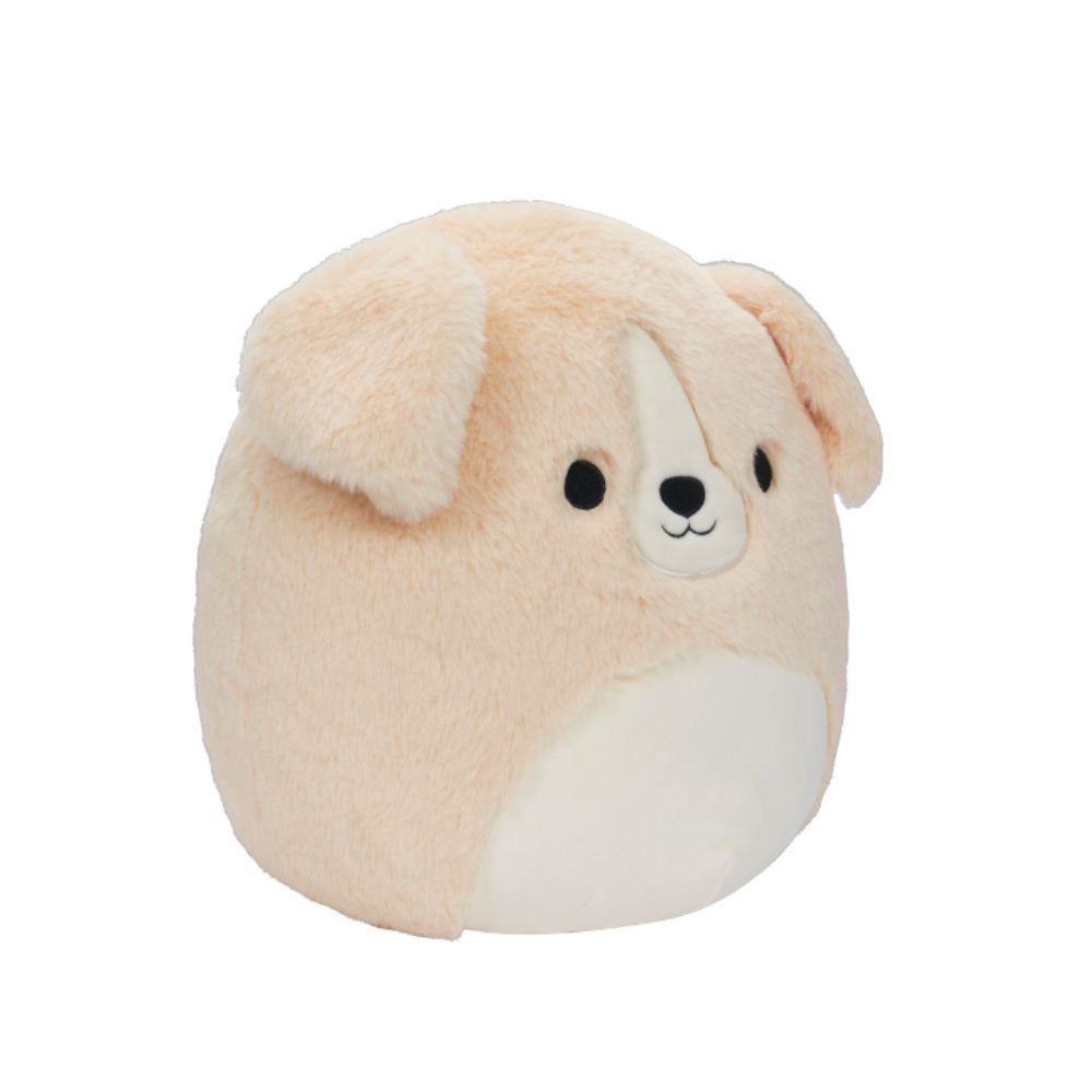 Squishmallows - Fuzzamallows Stevon Dog Plush Toy - 30cm - Tan