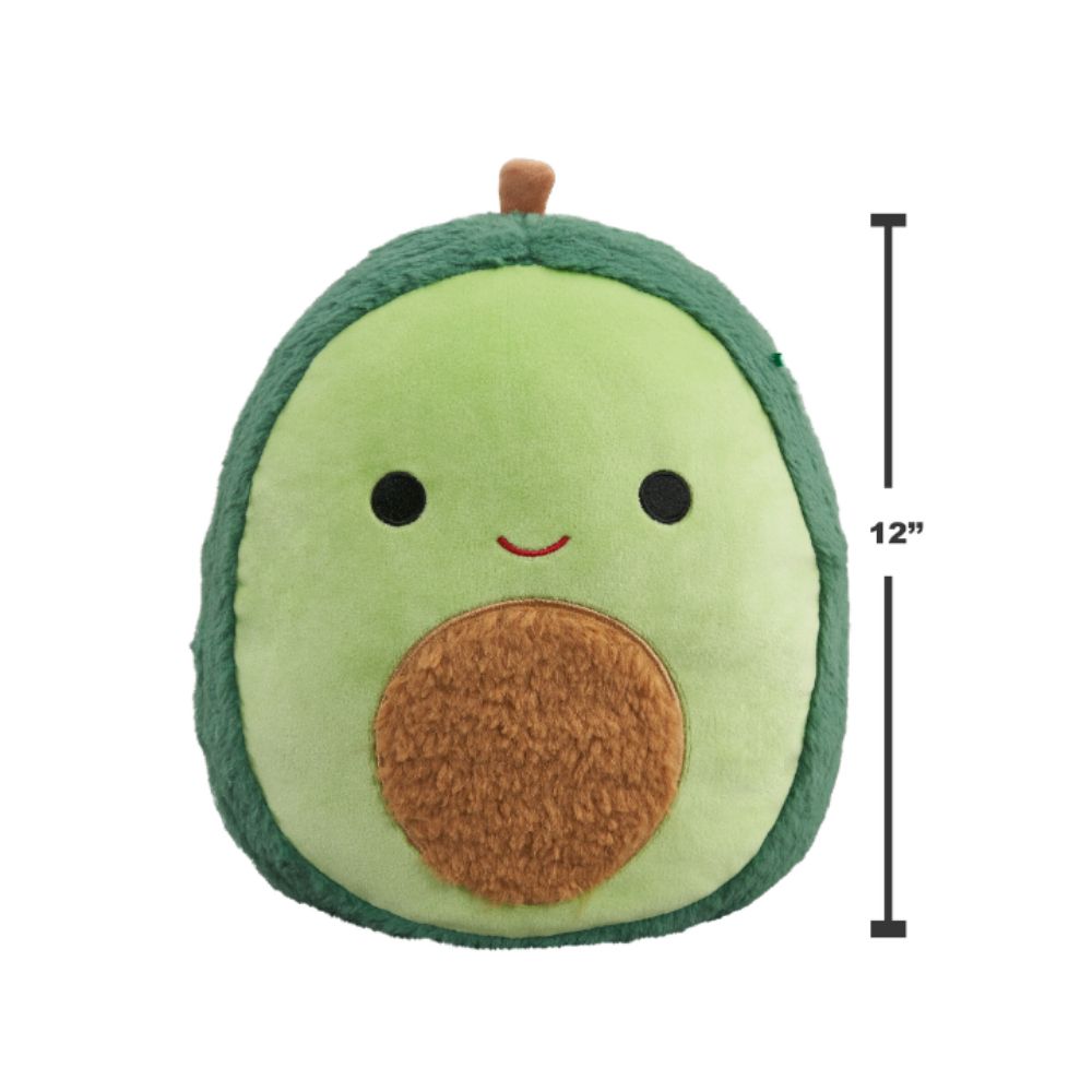 Squishmallows - Fuzzamallows Austin Avacado Plush Toy - 30cm - Green