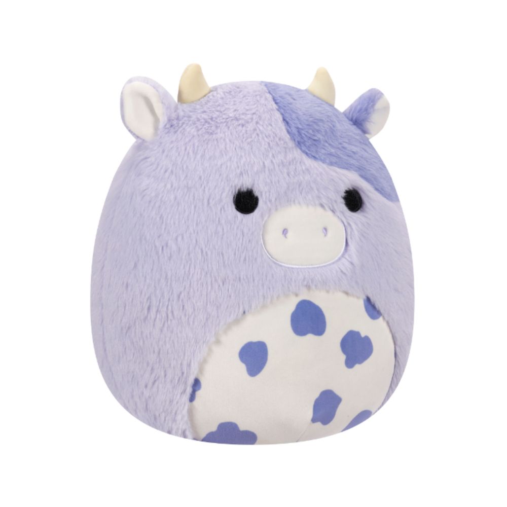 Squishmallows - Fuzzamallows Bubba Cow With Spotted Belly Walmart Plush Toy - 30cm - Purple