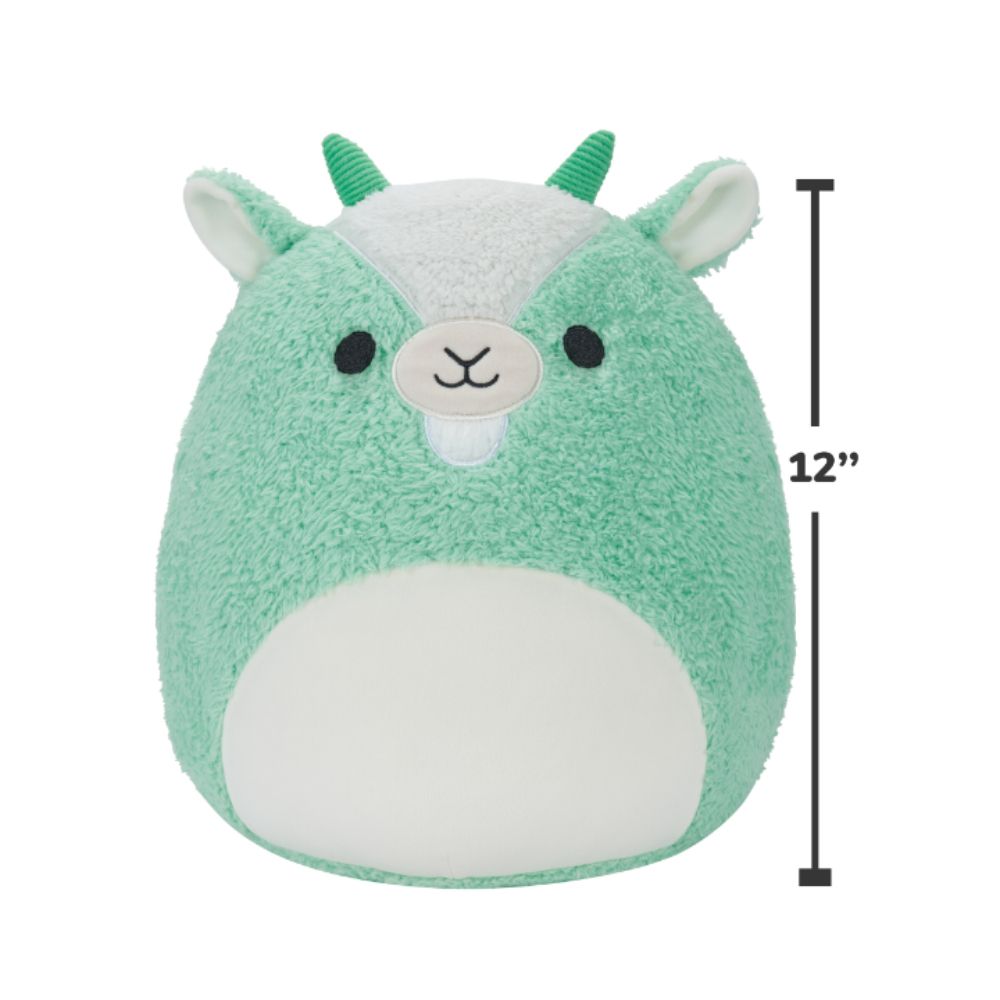 Squishmallows - Fuzzamallows Palmer Goat Walmart Plush Toy - 30cm - Green