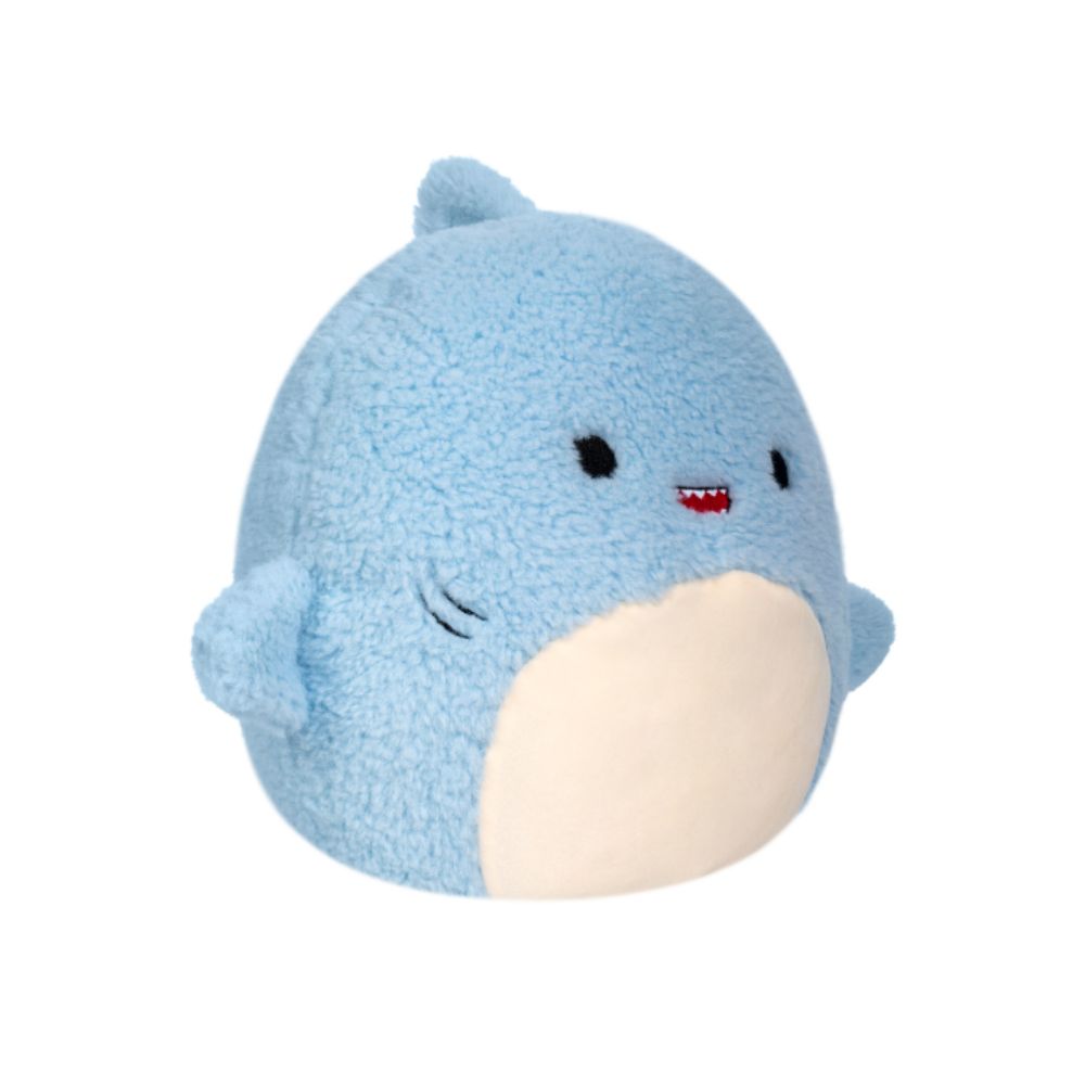 Squishmallows - Fuzzamallow Davie Shark Plush Toy - 30cm - Blue