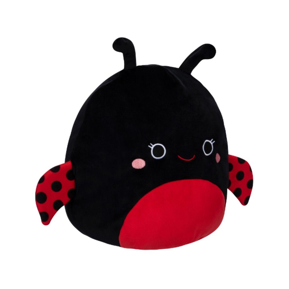 Squishmallows - Large Plush - Trudy - Black Ladybug 14"