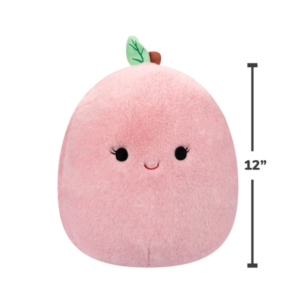 Squishmallows - Fuzzamallows Phyllis Plush Toy - 30cm - Peach