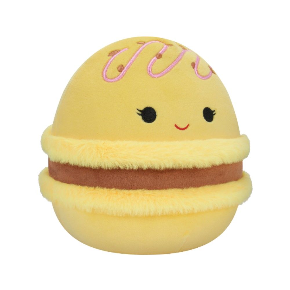 Squishmallows - Little Plush Visconti Lemon and Chocolate Macaron - 19 cm