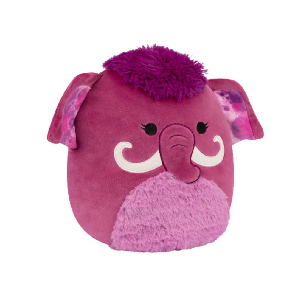 Squishmallows - Medium Plush - Magdalena - Magenta Woolly Mammoth 12"