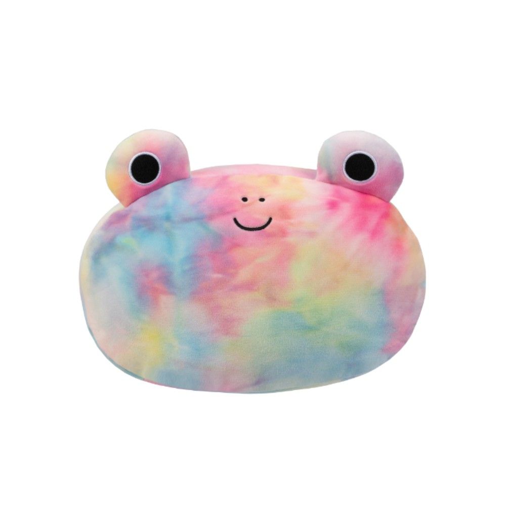 Squishmallows - Medium Plush Stackables- Carlito - Rainbow Tie-Dye Frog 12"