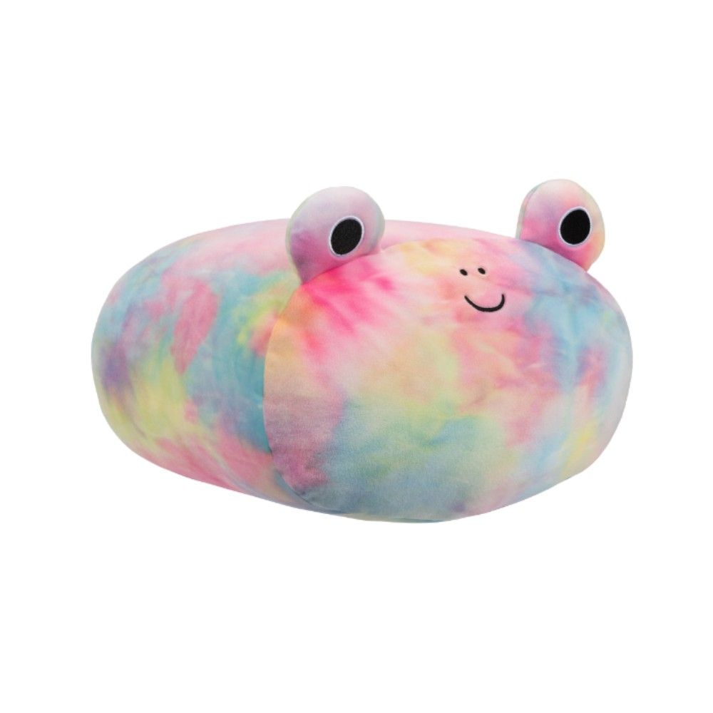 Squishmallows - Medium Plush Stackables- Carlito - Rainbow Tie-Dye Frog 12"