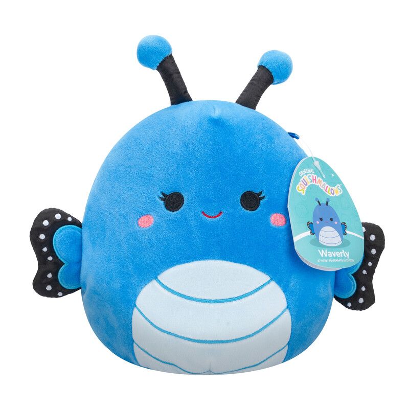 Squishmallows - Waverly Butterfly Plush Toy - Blue - 19 cm